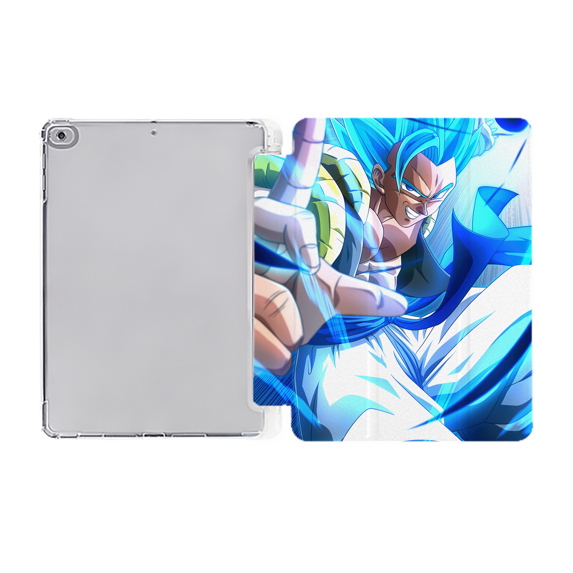 （画像用） ドラゴンボール DRAGON BALL IPad ケース ペン収納付き 三つ折りスタンド PUレザー×シリコン 対応機種9.5/10.5/10.9インチ